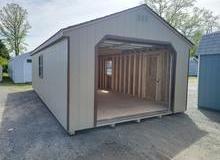 Sheds in Stock Now - 14X28 7'COTTAGE GARAGE WOOD